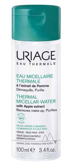 Thermal micellar water combination to oily skin