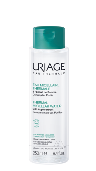 Thermal micellar water combination to oily skin