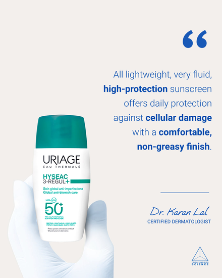 HYSEAC - 3-REGUL+ GLOBAL ANTI-BLEMISH CARE SPF50+