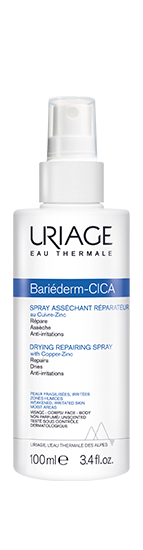 BARIÉDERM-CICA Spray Xịt chăm sóc da tổn thương, da bị suy yếu, dễ bị kích ứng, các vùng viêm da cơ địa, giúp xoa dịu, phục hồi, và làm lành da.